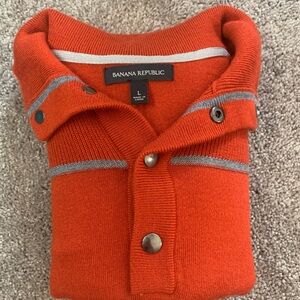 Banana Republic Men's Orange Sweater
